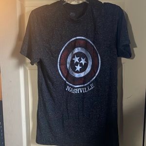 NWOT Unisex Graphic Short Sleeve T-Shirt Nashville MEDIUM